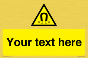 Custom Magnetic Field Sign